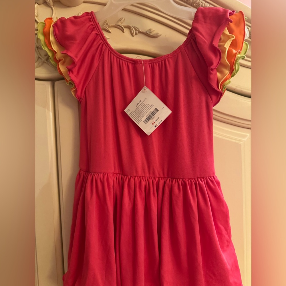 Gymboree Samba Dancer Costume Dress Turban Hat Spain Spanish Flamenco dress up - Picture 8 of 12